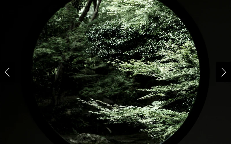 Founded in 1346, Genkō-an Temple in Kyoto belongs to the Soto School, the largest of the three traditional sects of Zen. This round window is called satori no mado or Window of Enlightenment, implying Zen maturity, completeness, and realization.