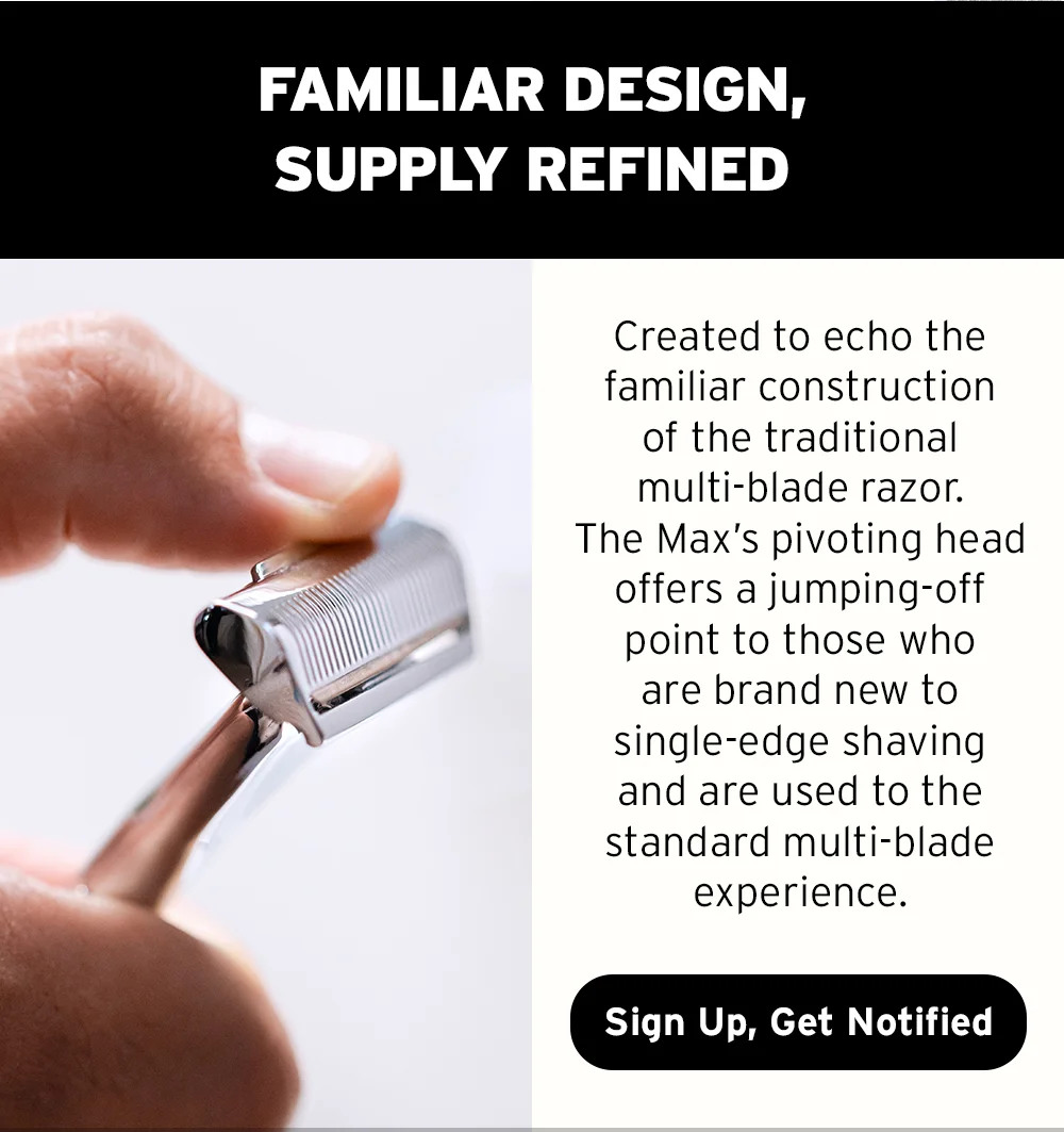 Familiar design, supply refine. Sign up get notified.