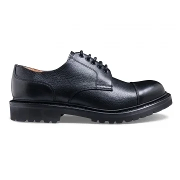 Patterson GV Derby in Black Kudu Leather