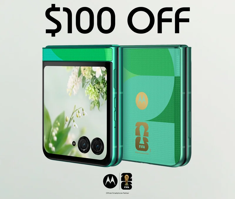 $100 off motorola razr FIFA World Cup 26™ Edition - motorola | FIFA - official smartphone partner