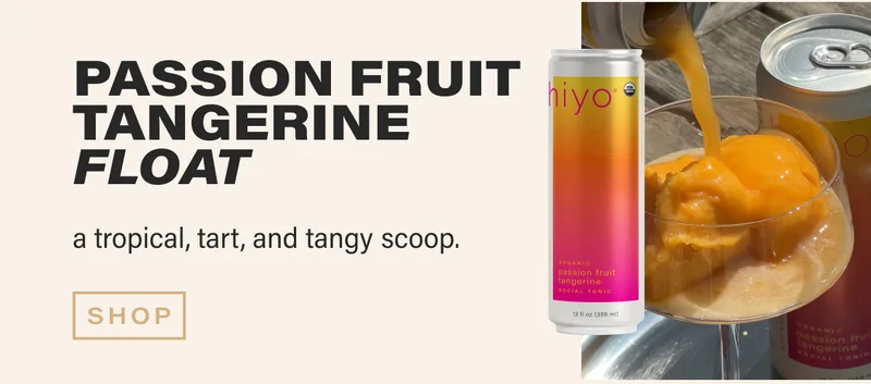 Passion Fruit Tangerine Float | a tropical, tart, and tangy scoop. | [ SHOP ]