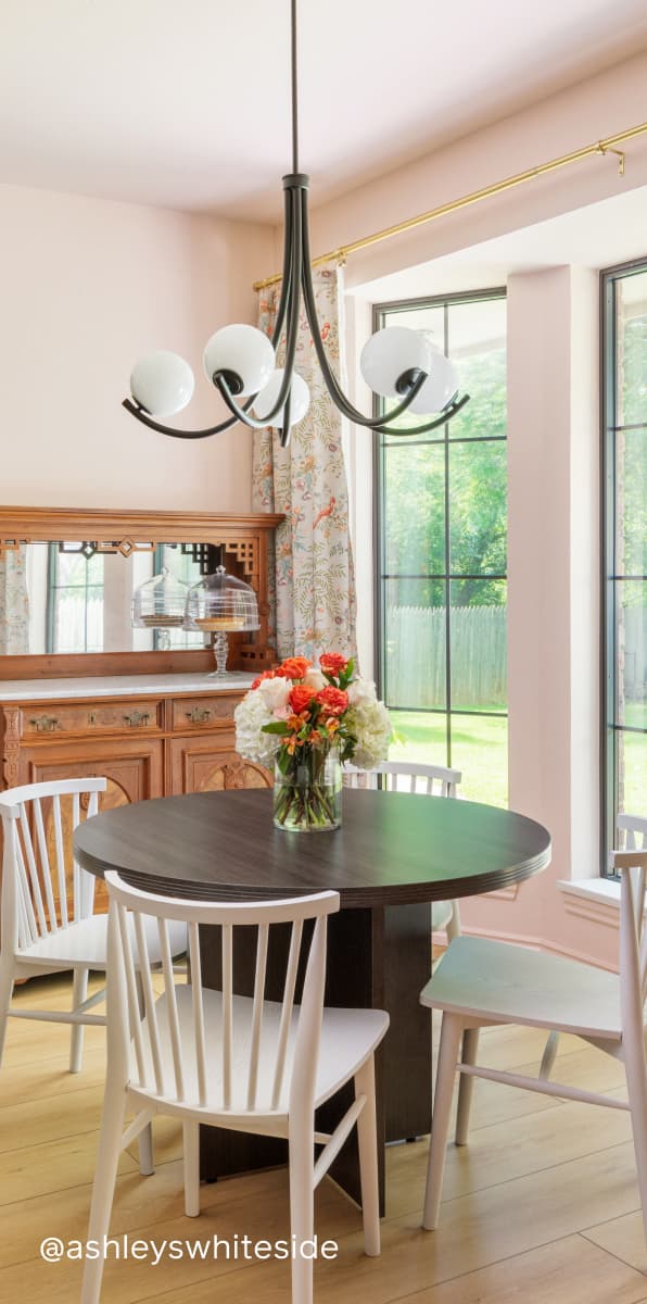 Dining nook featuring Wing It