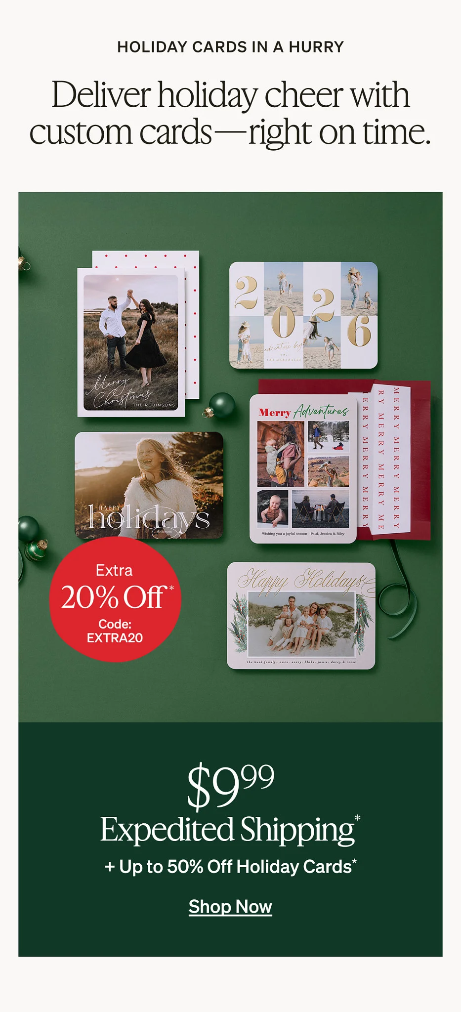 Up to 50% Off Everything + Extra 20% Off Sitewide