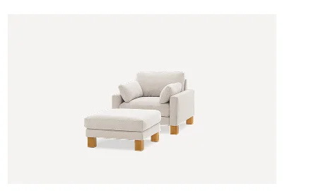 Union Armchair with Ottoman