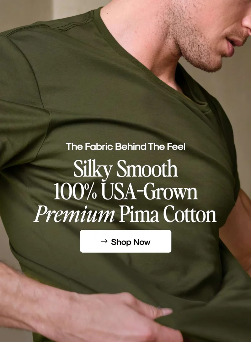 Silky Smooth 100% USA-Grown Premium Pima Cotton