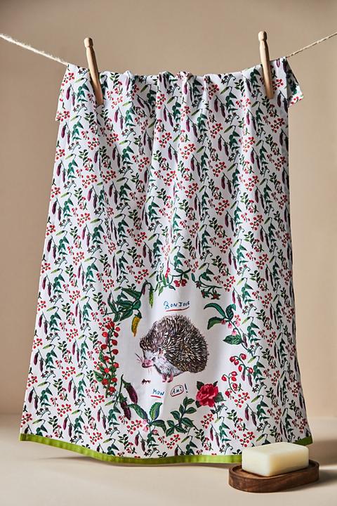 Nathalie Lete Hedgehog Dish Towel