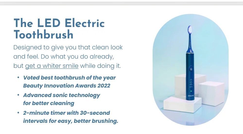 The LED Electric Toothbrush