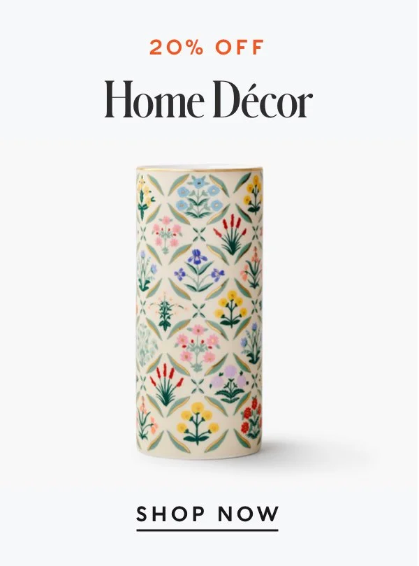 20% Off Home Decor