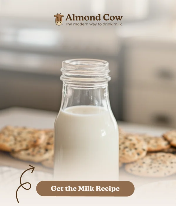 Almond Cow The modern way to drink milk. Get the Milk Recipe