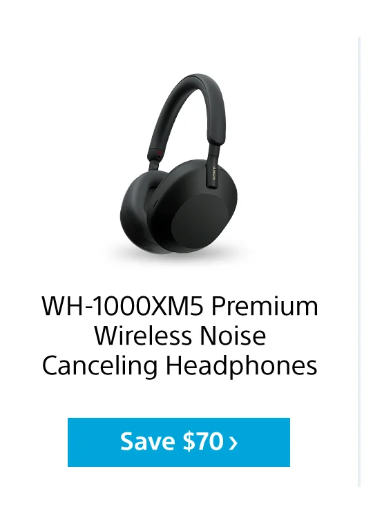 WH-1000XM5 Premium Wireless Noise Canceling Headphones Save $70