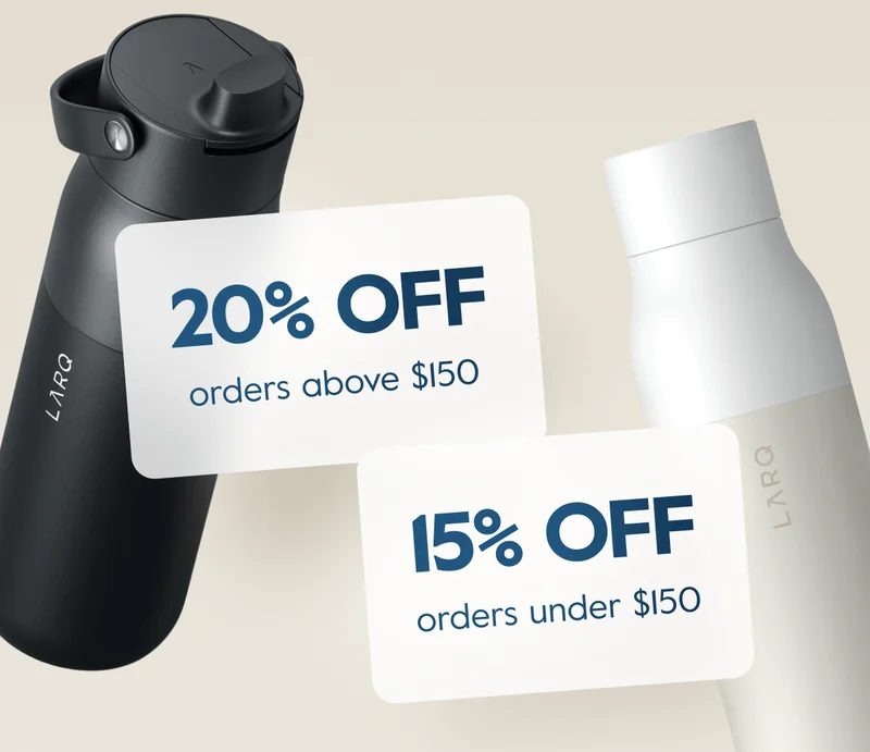 20% OFF orders above $150. 15% OFF orders under $150