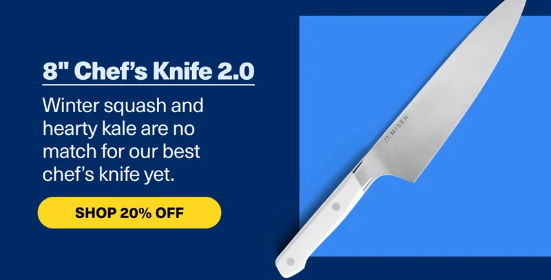 Winter squash and hearty kale are no match for our best chef’s knife yet.