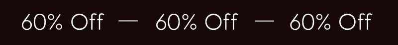 60% Off