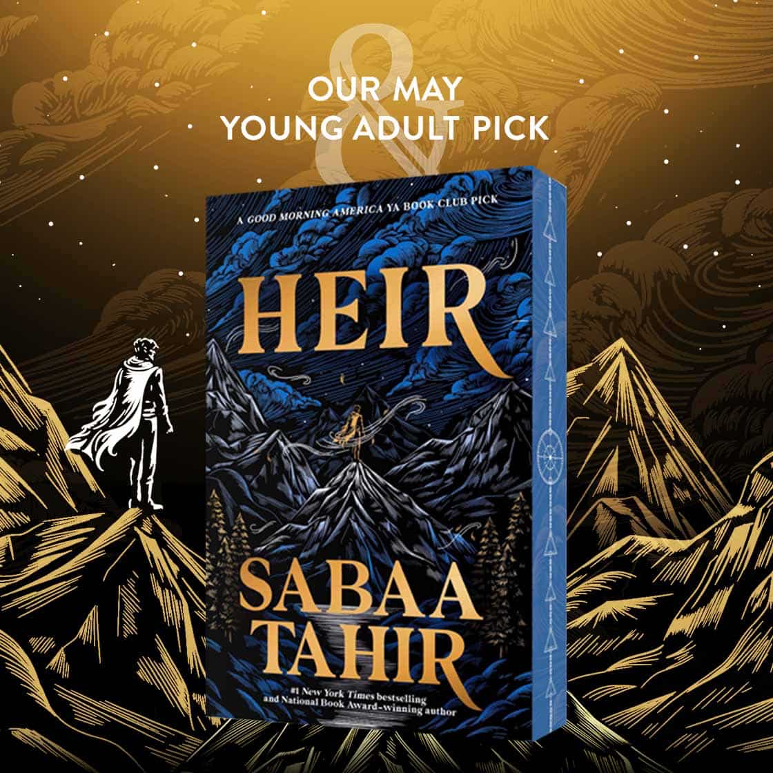 OUR MAY YOUNG ADULT PICK: Heir by Sabaa Tahir
