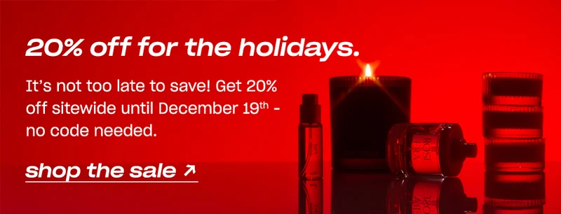 It's not too late to save! Get 20% off sitewide until December 19th - no code needed. shop the sale