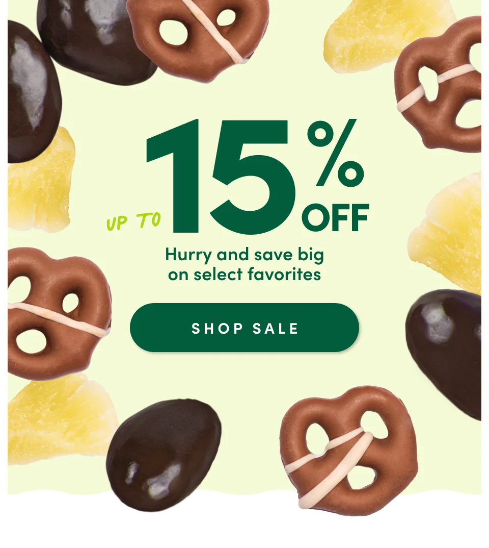 Get Up To 15% Off; Save big on select favorites before it's too late; Shop Sale