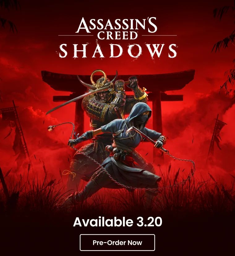 ASSASSINS CREED SHADOWS Available 3.20 Pre-order Now