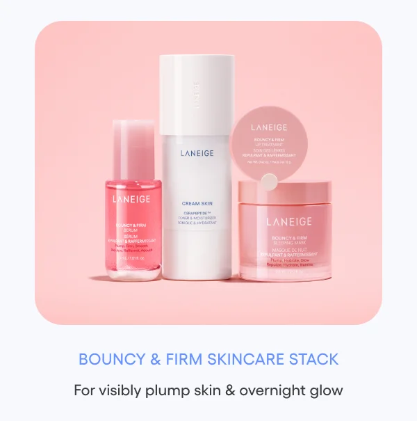 bouncy & firm skincare stacks
