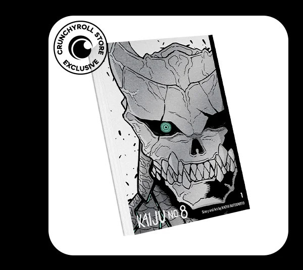 Kaiju No. 8 Variant Cover Manga Vol. 1. Crunchyroll Exclusive.