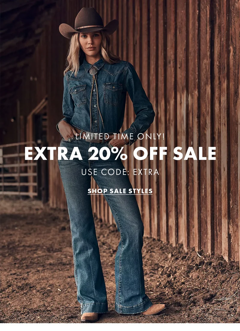 Limited time only! Extra 20% Off Sale Use code: discount code