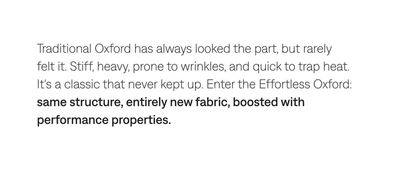 Effortless Oxford features