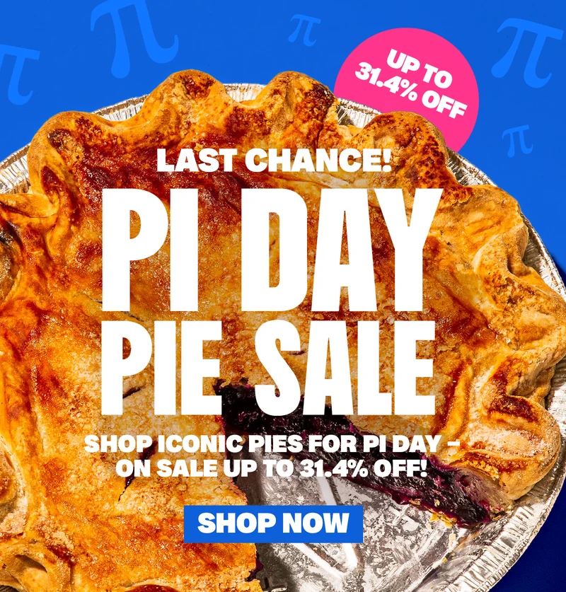 Last Chance Pi Day Pie Sale