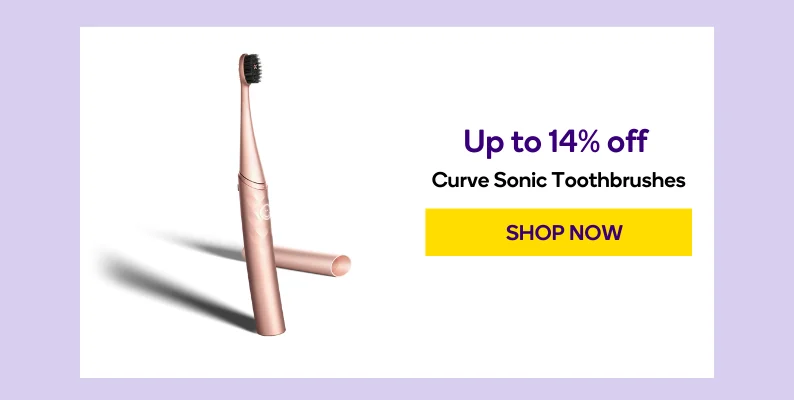 Up to 14% off Curve Sonic Toothbrushes