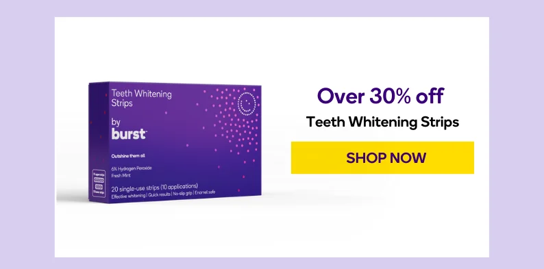 Save over 30% on Teeth Whitening Strips