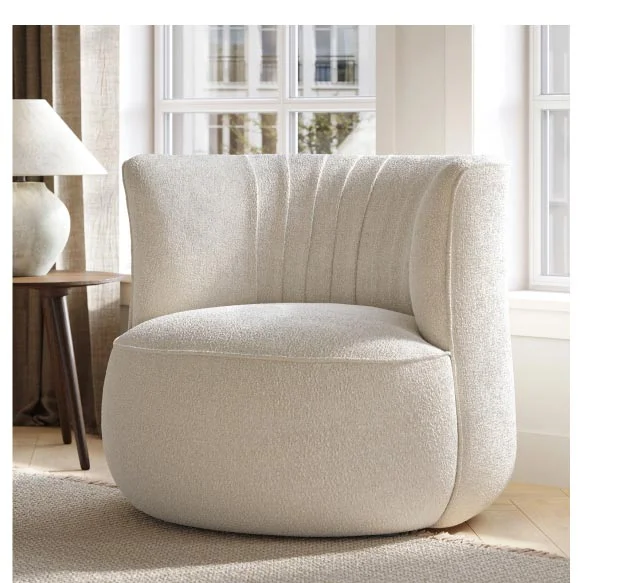 Juho Lounge Chair - Bijou Cream Boucle