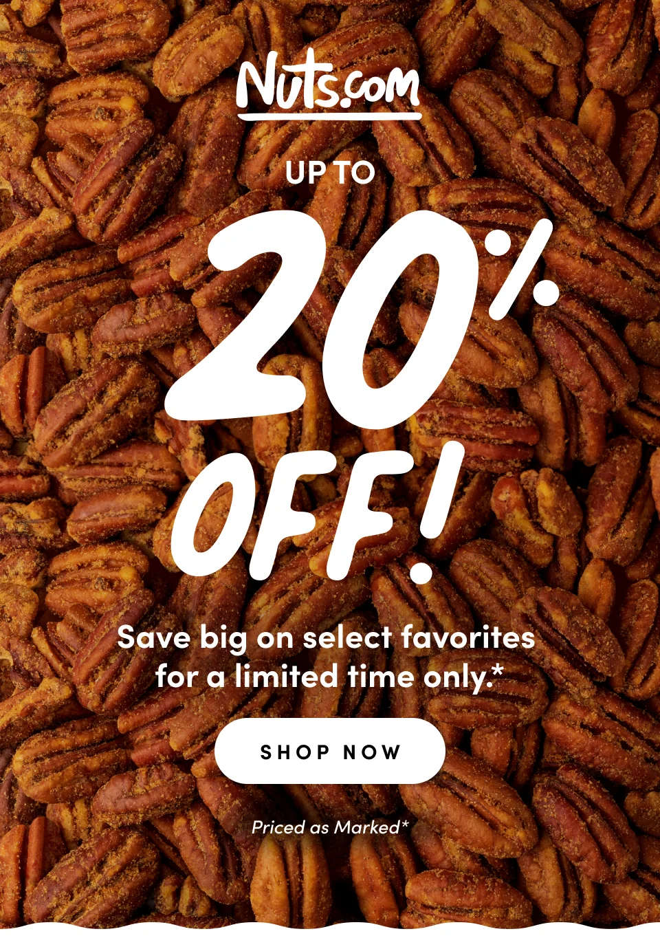 SAVE UP TO 20% OFF
