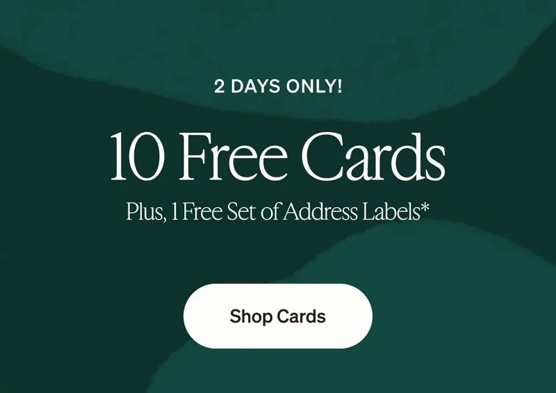 10 Free Cards + Up to 50% OFF