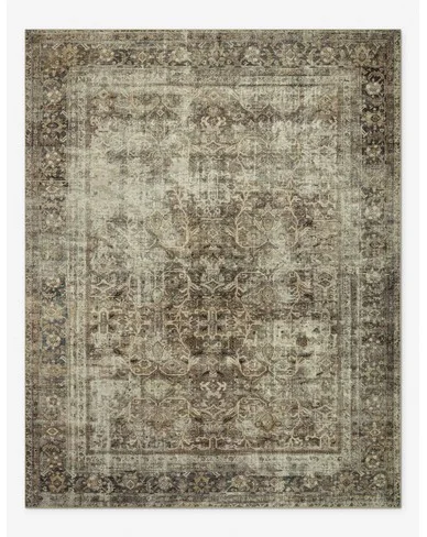Sinclair I Rug by Magnolia Home by Joanna Gaines x Loloi-Pebble and Taupe / 2'3" x 7'6" Runner