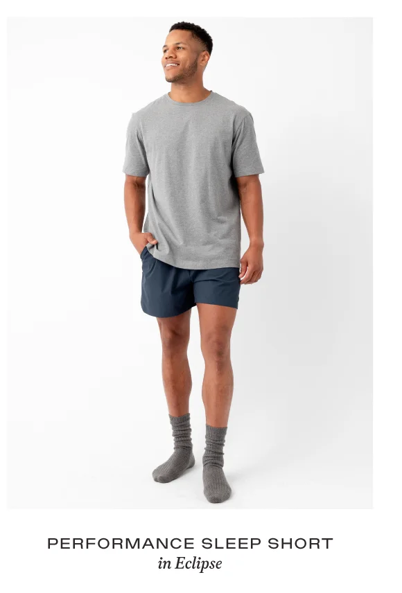 Men's Performance Sleep Short - Shop Now Men's Performance Sleep Short - Shop Now