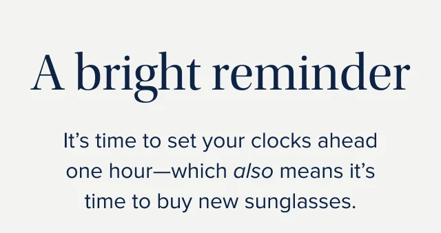 A bright reminder