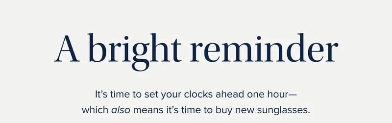 A bright reminder