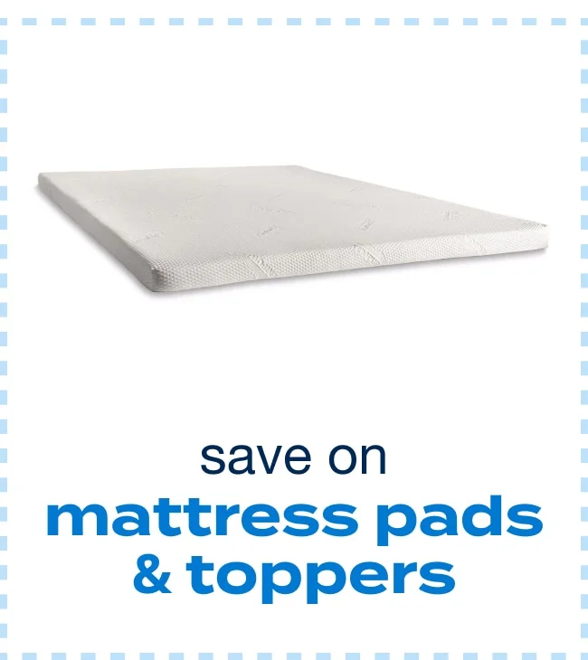Save on Mattress Pads and Toppers