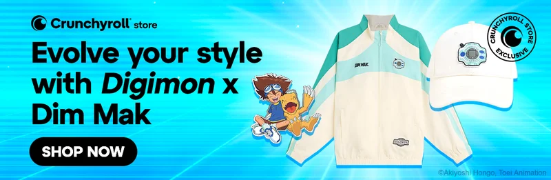 Evolve your style with Digimon x Dim Mak. Shop Now.