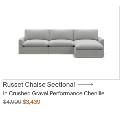 Russet 4-Piece Reversible Chaise Sectional