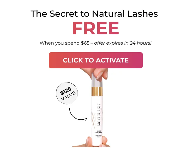 Get a free lash serum valued at $125 when you spend $65- The Secret to Natural Lashes