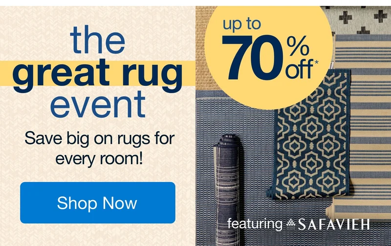 The Great Rug Event - Up to 70% off - Shop Now!