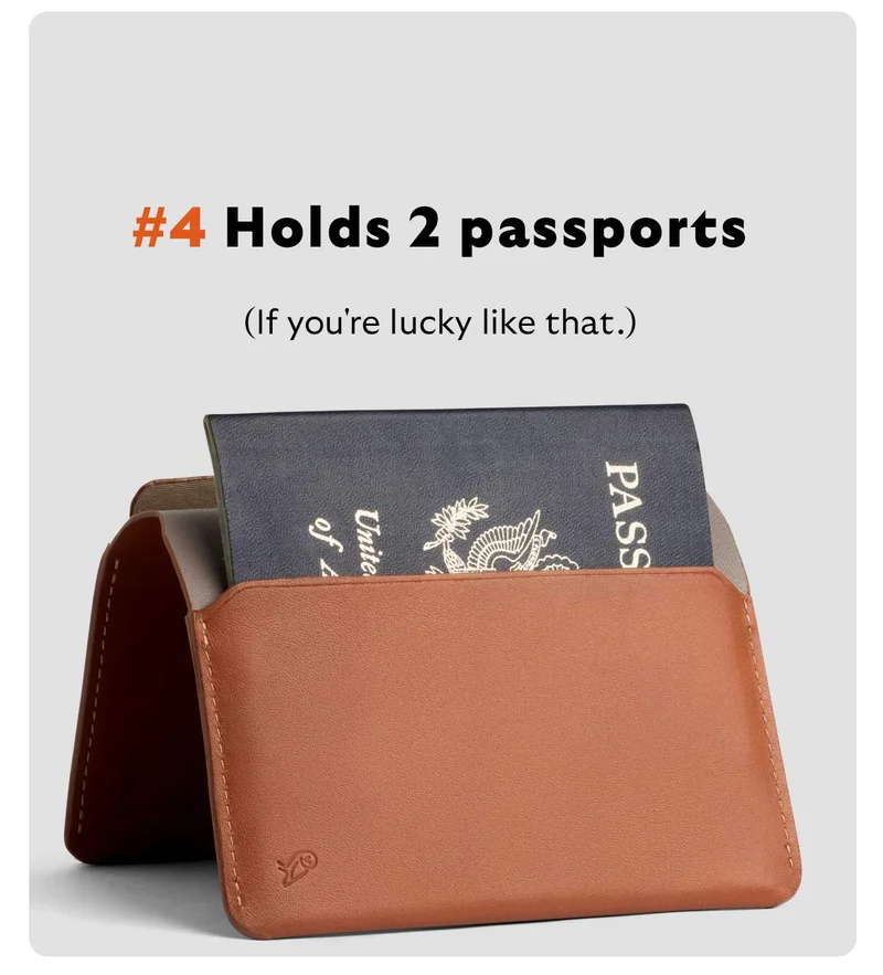 #4 Holds 2 passports  (If you're lucky like that.)