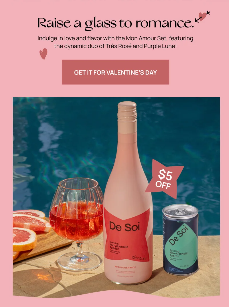 Raise a glass to romance!