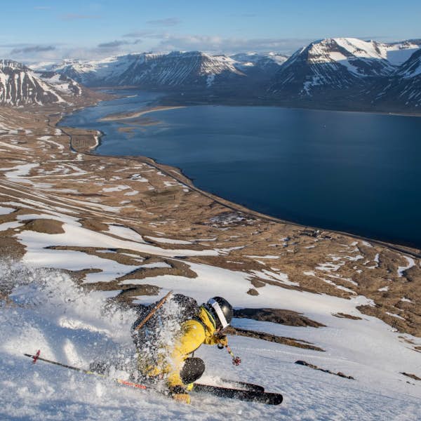 Skiing in Iceland