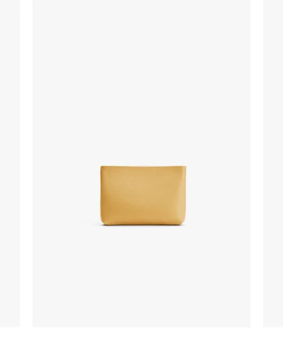 Small Zipper Pouch Butter