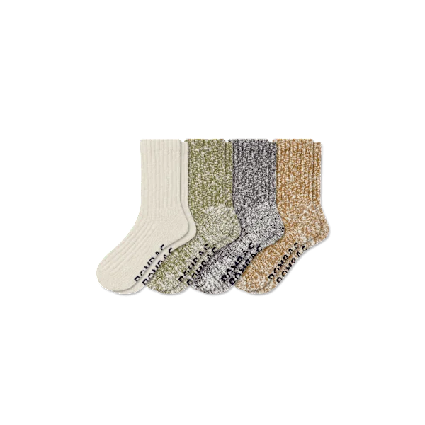 Men's Chunky Ragg Half Calf Sock 4-Pack