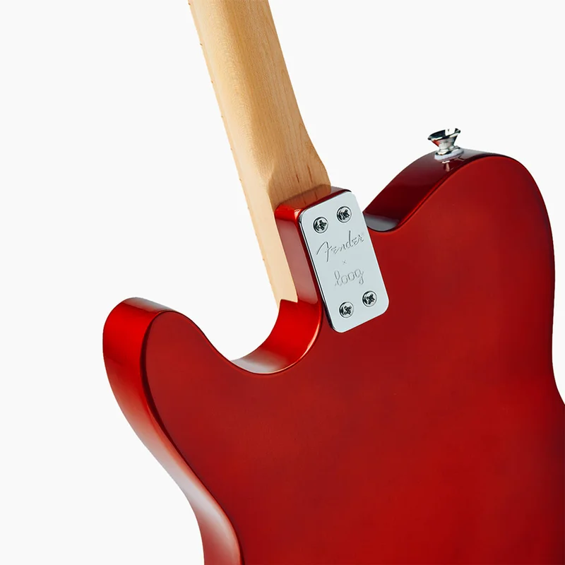 fender x loog telecaster electric guitar RED