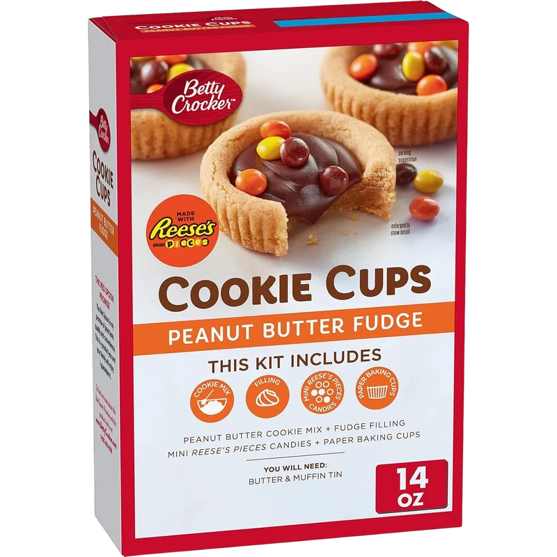 Image of Betty Crocker Reese's Peanut Butter Fudge Cookie Cups Mix