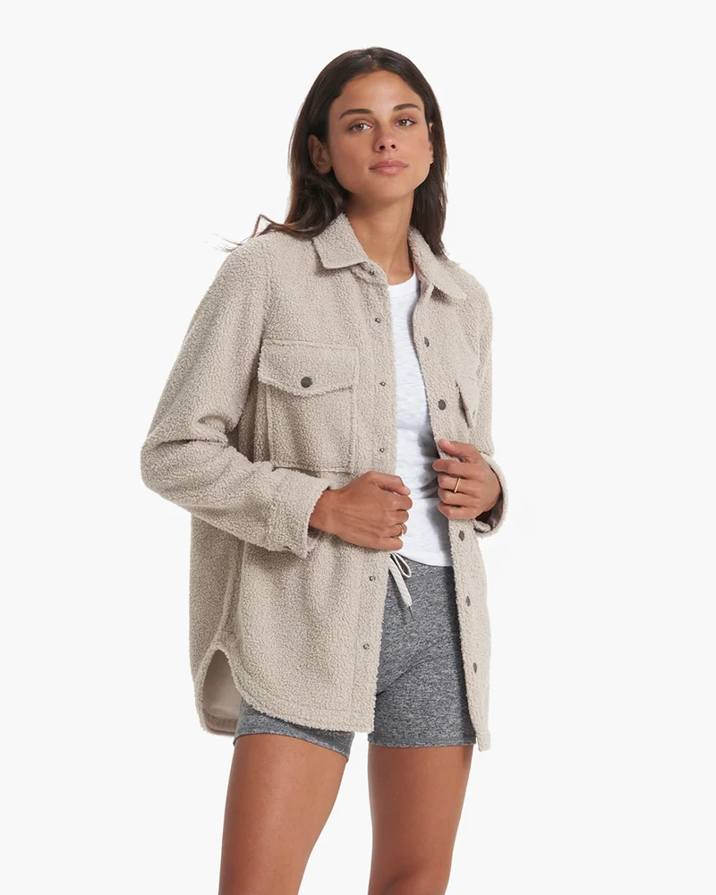 Image of Sycamore Shirt Jacket | Dark Salt