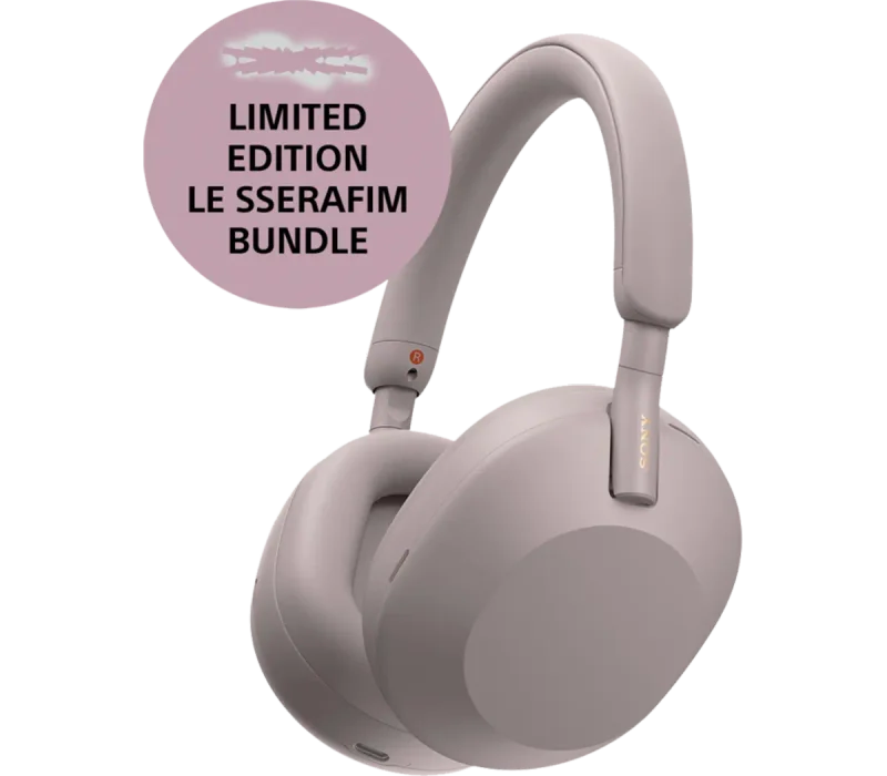 Sony  Wireless Noise Cancelling Headphones Smoky Pink X LE SSERAFIM