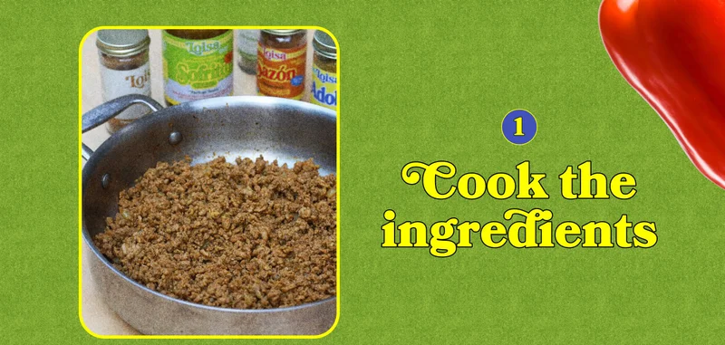 Step 1. Cook the ingredients